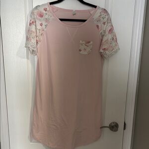 🌷4 for $18🌷 Flora Pink Floral Nightgown